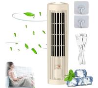 Coldeez Cooling Ace 5.0,Coldeez Cooling Ace Air Conditioner,Portable Air Conditioner,Cooling Ace with 3 Speeds, For Bedroom Office Bathroom (Khaki)