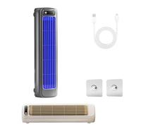 Coldeez Cooling Ace, Festburg Cool Air Fan, Sherum Cooling Ace Portable Air Cooler, 3 Speeds Adjustable, Wireless Fan Bladeless Quie For Bedroom Office Home (Gray)