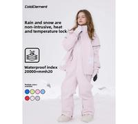Coldelement 2025 Nuova tuta da sci per bambini termica impermeabile 3L Set completo per ragazze Attrezzatura invernale da esterno a tavola singola/doppia