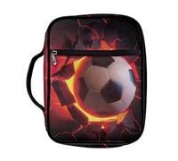 Coldinair Custodia per bibbia da calcio con manici, custodia per il trasporto della Bibbia con cerniera, per donne e uomini, borsa per libri biblici, accessori per libri della Bibbia, borsa da chiesa