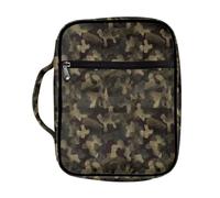 Coldinair Custodia per Bibbia mimetica per uomo e donna, borsa per la Bibbia, borsa organizer per il trasporto con tasche con cerniera