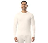 ColdPruf Men' s Basic Dual Layer Crew Neck Base Layer Top, Uomo, Winter White, S