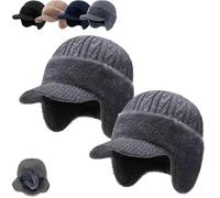 Coldshield Trapper,Rocky Coldshield Trapper,Winter Hats with Ear Flaps, Dual Layer Warmth for Men And Women(2pcs-i)
