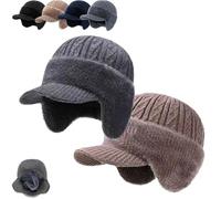 Coldshield Trapper,Rocky Coldshield Trapper,Winter Hats with Ear Flaps, Dual Layer Warmth for Men And Women(2pcs-f)