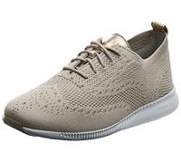Cole Haan 2.Zerogrand Stitchlite Oxford - Scarpe Stringate Donna, Beige (Rye Knit/Optc White Rye White), 37.5 EU