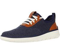 Cole Haan Generation Zerogrand Stitchlite - Sneaker, Marine Blue Gray Pinstripe Ch British Tan Ivory,
