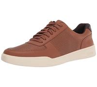 Cole Haan Sneaker da Uomo Grand Crosscourt Modern Perforated, Pelle Marrone Britannico/Avorio, 13 Wide
