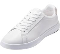 Cole Haan Women's Grand Crosscourt II Tennis Sneaker, White Leather/Light Sesame, 39-B EU