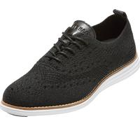 Cole Haan OriginalGrand Stitchlite Wingtip Oxford da donna, Maglia nera/Bianco ottico, 40.5 EU