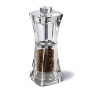 Cole & Mason Crystal Macina Pepe Macinatura Regolabile, Acrillico 12.5cm | Manuale Macinapepe, Macina Spezie Ideale per Cucina e Pranzo, Garanzia a Vita sul Meccanismo