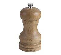 Cole & Mason HA0424P Beech Capstan Macina Pepe, Legna Leggera, Precision+, Macinatura Regolabile, Legno di Faggio Naturale, 120mm, Include 1 x Mulino