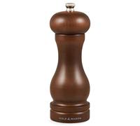 Cole & Mason HB0645P Forest Capstan Macina Sale, Legno Scuro, Precision+, Macinatura Regolabile, Legno di Faggio Tinto, 165mm, Include 1 x Mulino