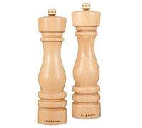 Cole & Mason H233011 London Faggio Naturale Macina Sale e Pepe, Precision+/Macinatura Regolabile, Legno di Faggio, 220mm, Pacco Regalo, Include 2 x Macinini, Garanzia a Vita sul Meccanismo