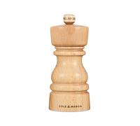 Cole & Mason H233003 London Faggio Naturale Macina Sale, Precision+/Macinatura Regolabile, Legno di Faggio, 130mm, Include 1 x Macinino, Garanzia a Vita sul Meccanismo