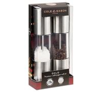 Cole & Mason Oslo Macina Sale e Pepe Macinatura Regolabile, 18.5cm | Manuale Macinasale e Mancinapepe Set Regalo, Macina Spezie Ideale per Cucina e Pranzo, Garanzia a Vita sul Meccanismo