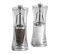 Cole & Mason Pina Macina Sale e Pepe Macinatura Regolabile, 12.5cm | Acrillico Manuale Macinasale e Mancinapepe Set Regalo Macina Spezie Ideale per Cucina e Pranzo Garanzia a Vita sul Meccanismo