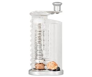 Cole & Mason Wallis Macina Spezie Per Noce e Moscata, Acrillo, 14.5cm | Tripla Lama Seghettata In Acciaio Inossidabile, Mancia Manuale, Impugnatura Facile da Usare