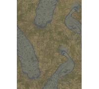 Cole & Son Carta da parati Byron - Teal/ Pewter