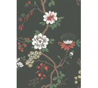 Cole & Son Carta da parati Camellia - White/ Red