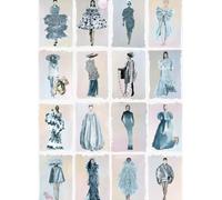 Cole & Son Carta da parati Couture Carousel - China Blue Pearl