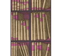 Cole & Son Carta da parati Ex Libris - Gold and Magenta