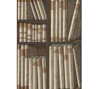 Cole & Son Carta da parati Ex Libris - Oat and Charcoal