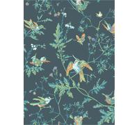 Cole & Son Carta da parati Hummingbirds - Viridian