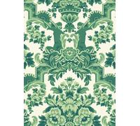Cole & Son Carta da parati Lola - Forest Greens on White