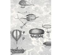 Cole & Son Carta da parati Macchine Volanti - Soot and Snow