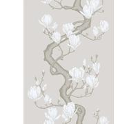 Cole & Son Carta da parati Magnolia Tree Silk - Non Slub Silk/ Soft Cream and Powder