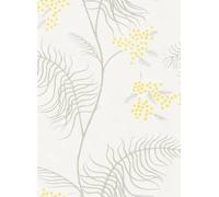 Cole & Son Carta da parati Mimosa - Creme/ Grau/ Gelb