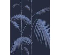 Cole & Son Carta da parati Palm Leaves Icons - Ink & Violet