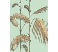 Cole & Son Carta da parati Palm Leaves Icons - Mint & Sand