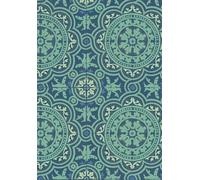 Cole & Son Carta da parati Piccadilly - Teal/ Gold