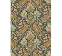 Cole & Son Carta da parati Pushkin - Charcoal/ Ginger