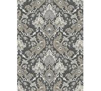 Cole & Son Carta da parati Pushkin - Charcoal/ Grey