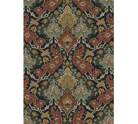 Cole & Son Carta da parati Pushkin - Red/ Teal