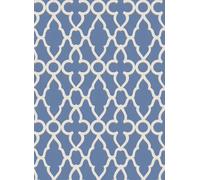 Cole & Son Carta da parati Treillage - White on Hyacinth