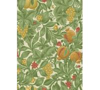 Cole & Son Carta da parati Vines of Pomona - Ochre & Olive Green on Cream
