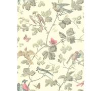 Cole & Son Carta da parati Winter Birds - Linen
