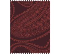 Cole & Son Tessuto Rajapur Velvet - Rose on Dark Crimson