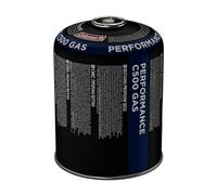 Coleman C500 Performance Cartuccia Gas, Cartuccia con valvola con valvola a Vite, Adatta per fornelli da Campeggio, Griglie da Campeggio o lampade, Potente Miscela butano/propano da 440 g