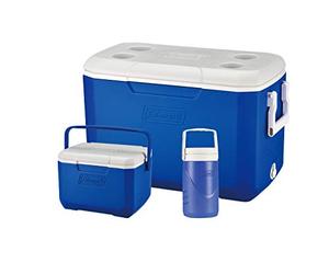 Coleman Cool Box Combo, 3 scatole refrigeranti ad alte prestazioni, capacità 46 L, 4,7 L e 2 L brocca