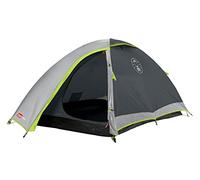 Coleman Darwin Cupola 3 Persone, Campeggio ed Escursioni, 100% Impermeabile, Telo per Pavimento Cucito, Tenda da Trekking Igloo compatta e Leggera, Montaggio rapido Unisex Adulto, Grigio, One Size