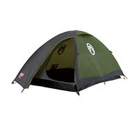 Coleman Darwin Tenda da 2/3 Persone, a Igloo, da Festival, a Cupola Leggera con Veranda, Impermeabile, Colonna d'Acqua 3.000 mm, Verde
