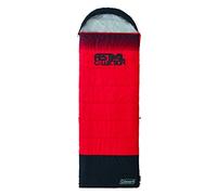 Coleman Festival, Sacco a Pelo. Unisex-Adulto, Rosso/Grigio, Single (225 x 80 cm)