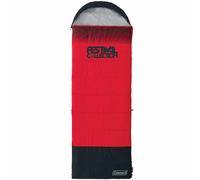 Coleman Festival, Sacco a Pelo. Unisex-Adulto, Rosso/Grigio, Single (225 x 80 cm)