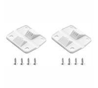 Coleman - Set di 2 cerniere di ricambio per coperchio refrigerante, cerniere con viti compatibili con Coleman 5241 5250 5255D 6260 6286, parti di riparazione facili da installare (bianco)