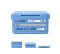 Coleman Snap 'N Go 45QT Borsa frigo pieghevole|Borsa frigo rigida isolata e compatta|Capacità 42 L |Conserva il ghiaccio per 2 giorni |Rivestimento interno rimovibile |Ideale per picnic e campeggio
