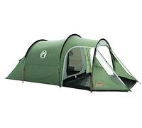Coleman Unisex Adulto Tenda a 3 Posti, Tenda a Tunnel da 3 Persone, Tenda da Campeggio, da Trekking Leggera con Veranda, Impermeabile, Colonna d'Acqua di 3.000 mm, Poliuretano, Verde, Taglia Unica